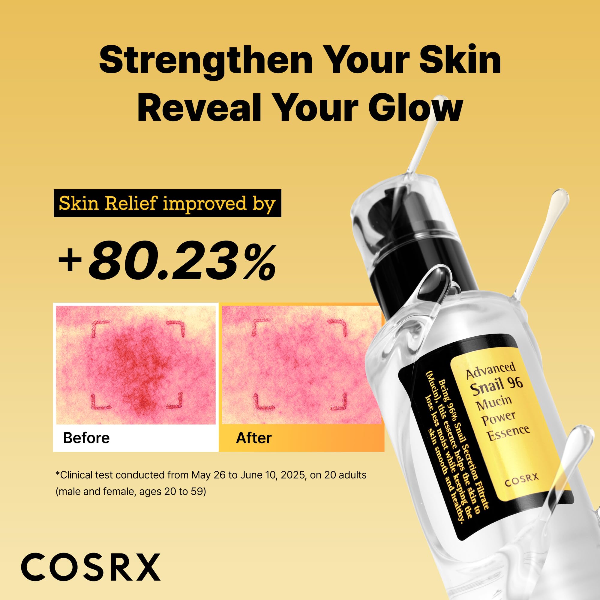 COSRX Snail Mucin Serum pump-action delivers lightweight hydration for quick absorption