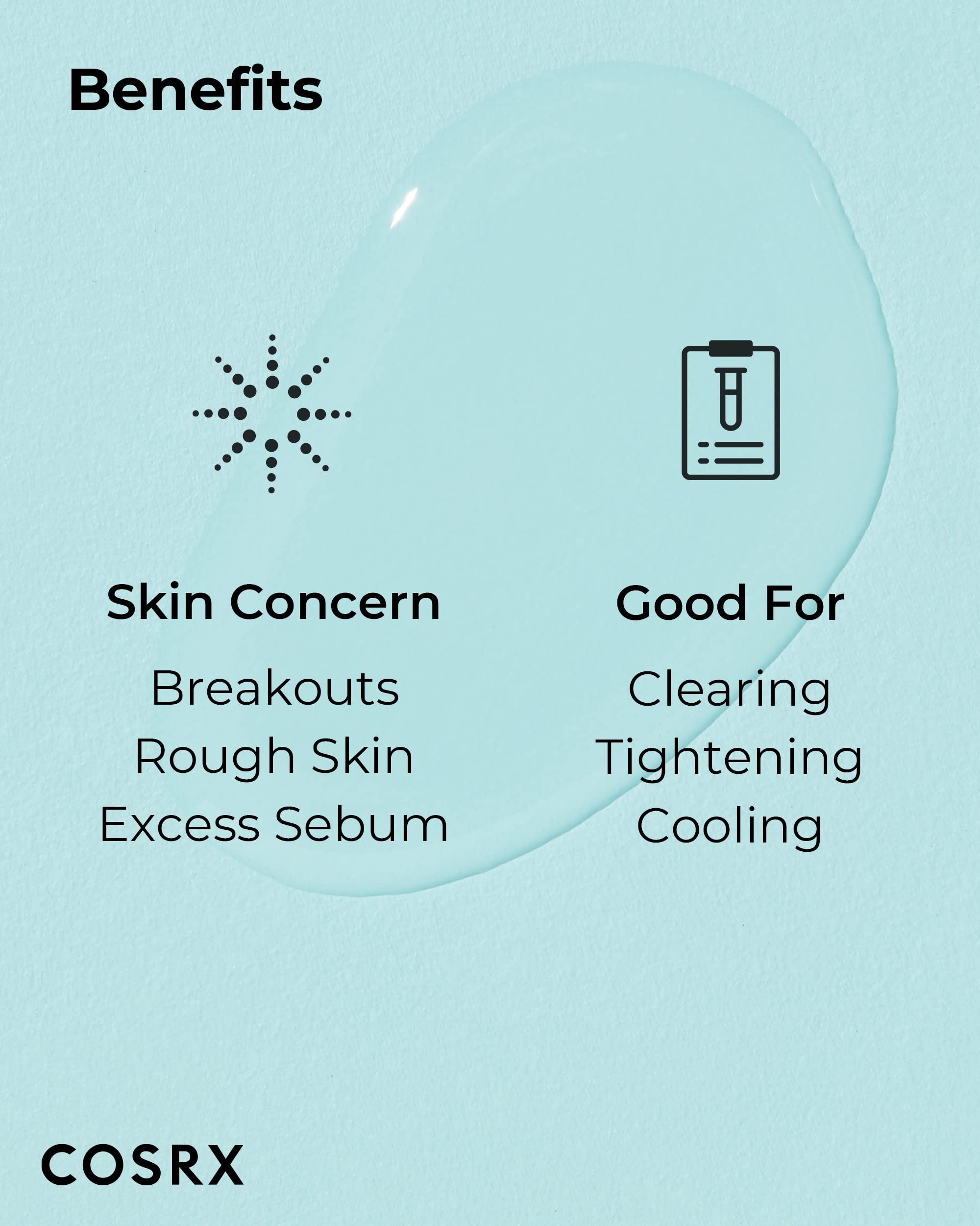 COSRX finish provides a smooth, subtle glow on the complexion after application.
