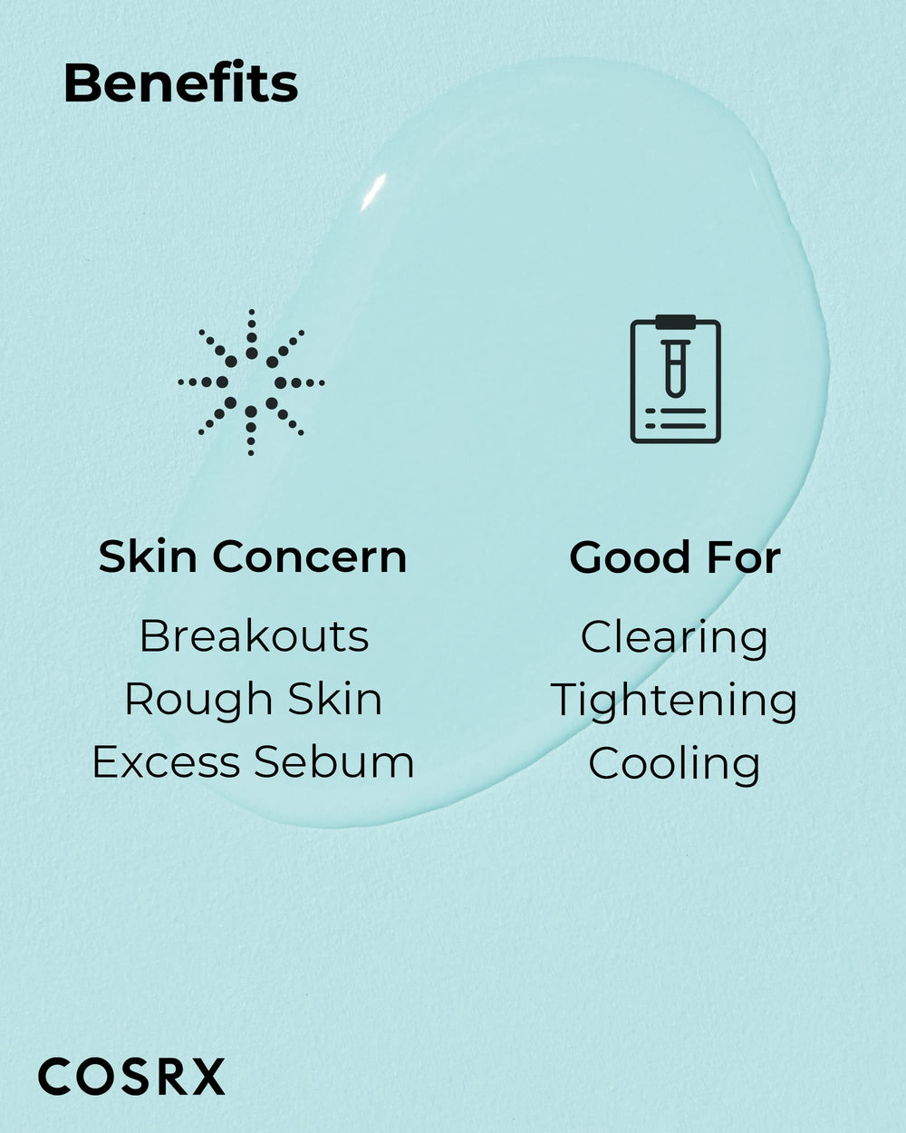 COSRX finish provides a smooth, subtle glow on the complexion after application.