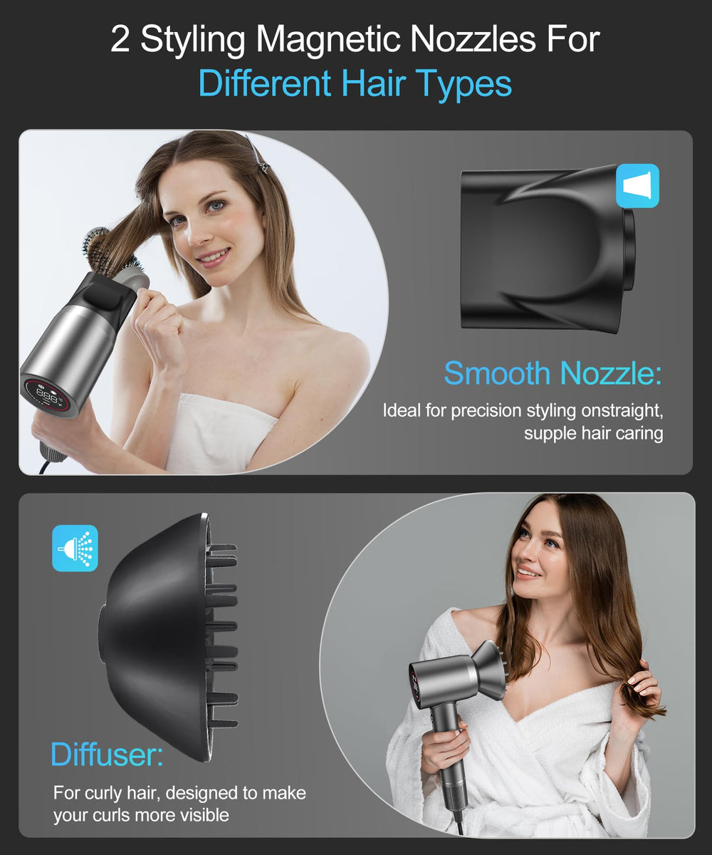 Cosy Companions diffuser and nozzle attachments for versatile styling