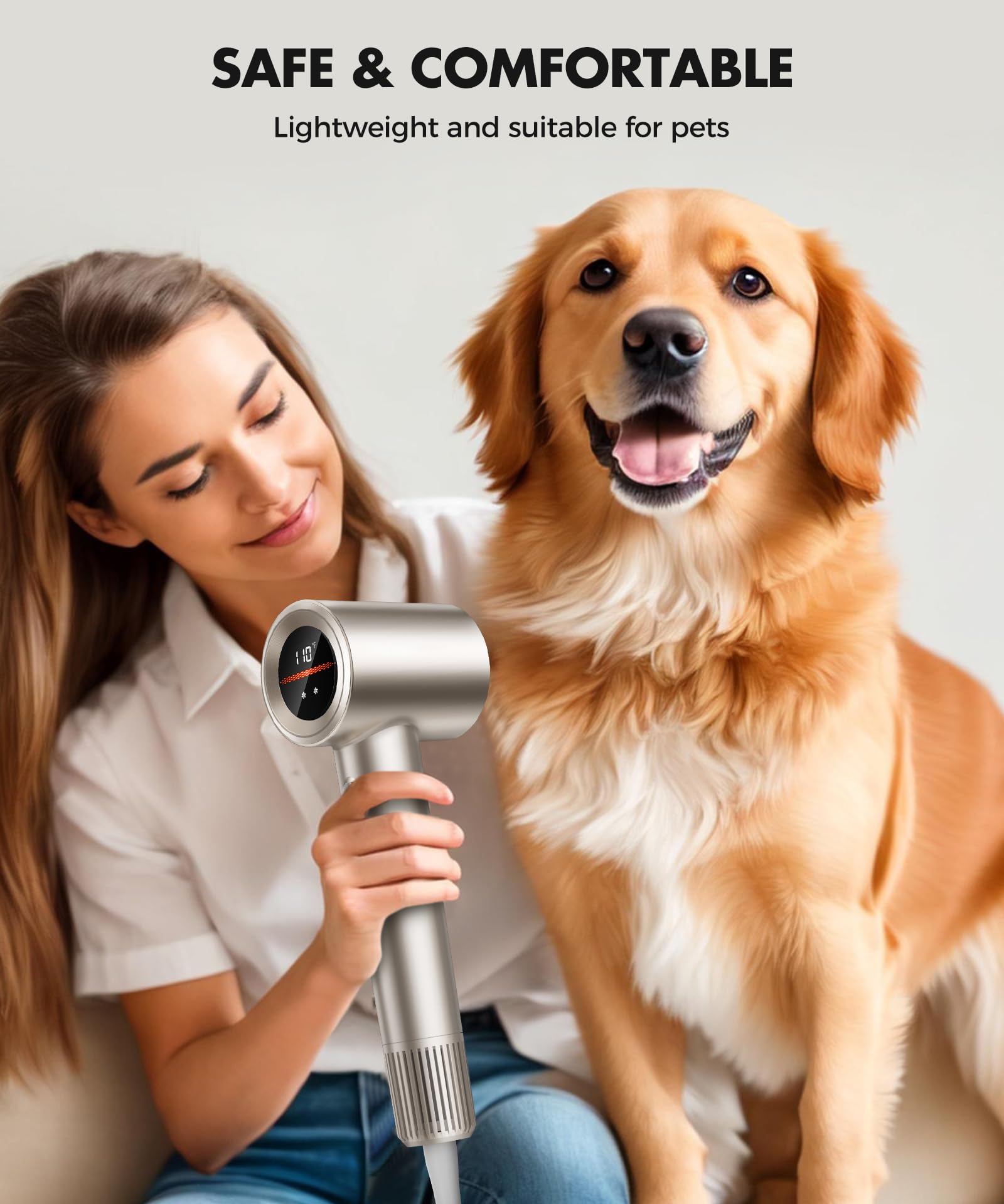 Cosy Companions hair dryer packaging keeps travel-ready styling on hand.