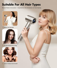 Cosy Companions hair dryer thermo-control offers precise heat for safer styling.