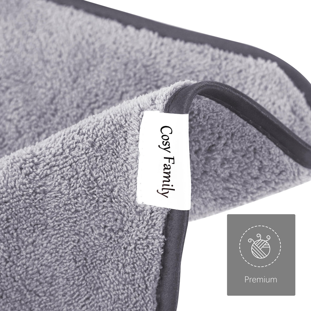 Cosy Family makeup remover cloths in travel setup demonstrating compact, reusable cleansing option
