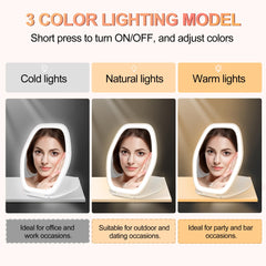 COSYGLOW mirror displays 3-color light modes for flexible lighting