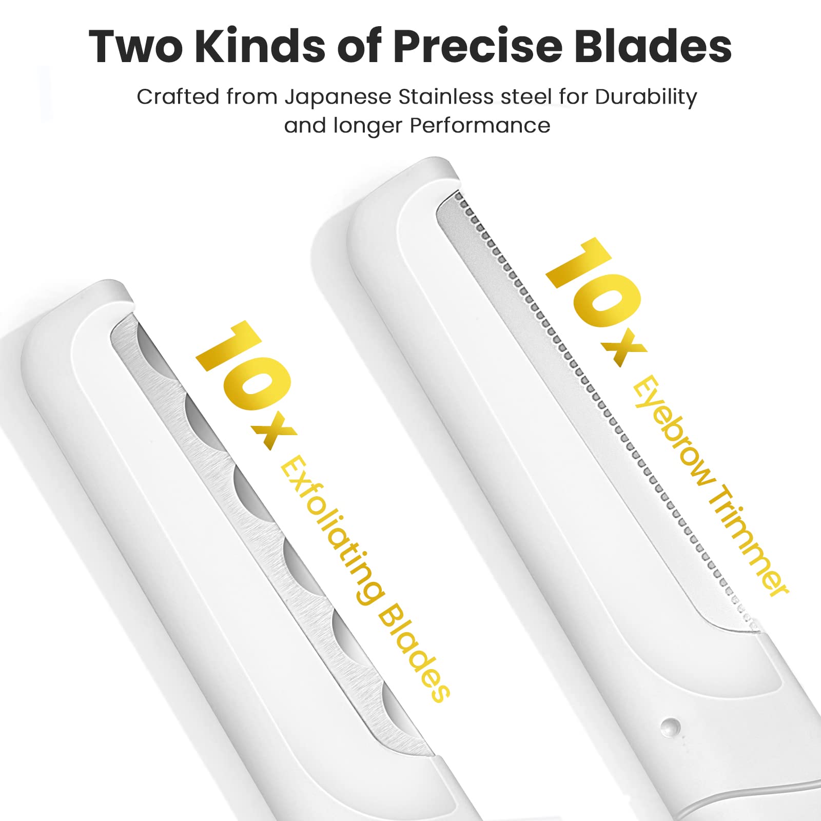 COSYLIFE fin blade for dermaplaning gentle, precise dead-skin removal.