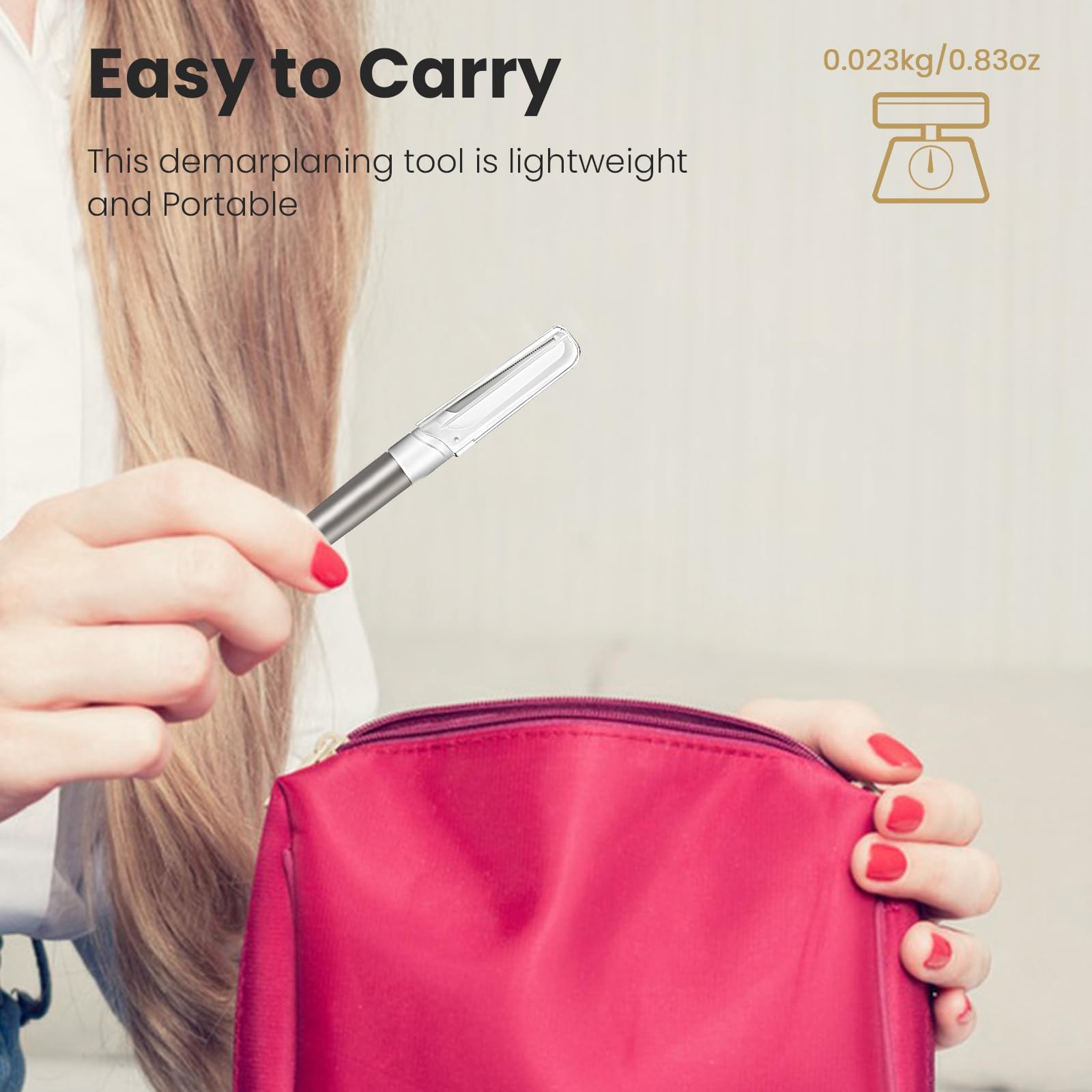 COSYLIFE dermaplaning in-use image highlighting 45-degree technique.