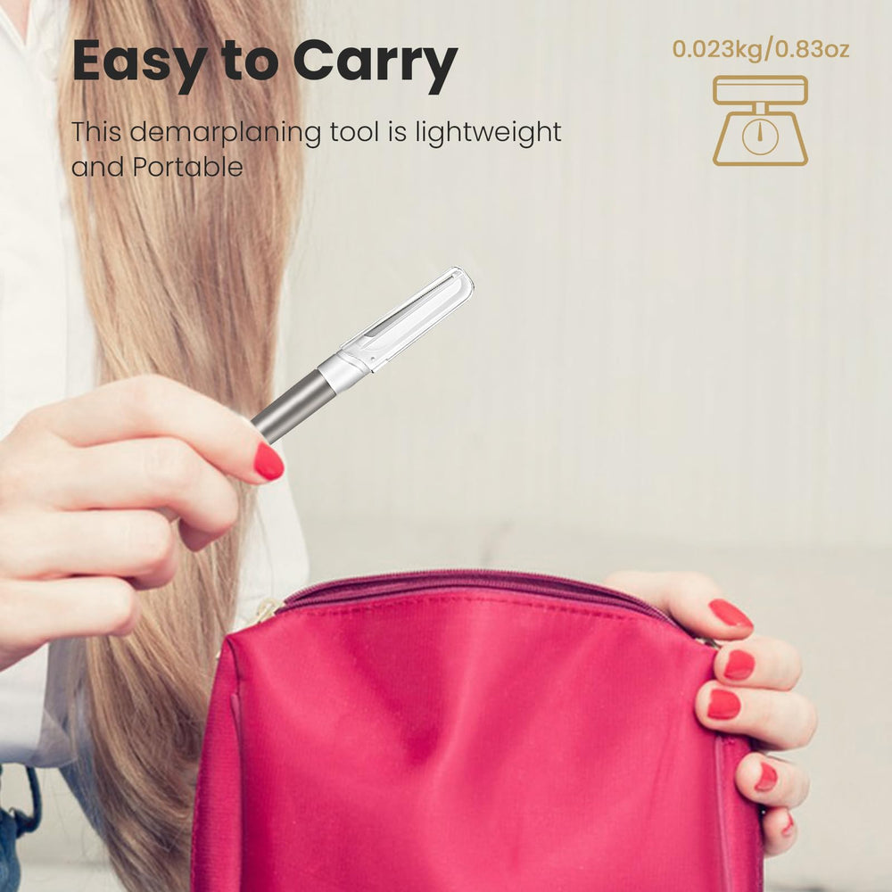 COSYLIFE dermaplaning in-use image highlighting 45-degree technique.
