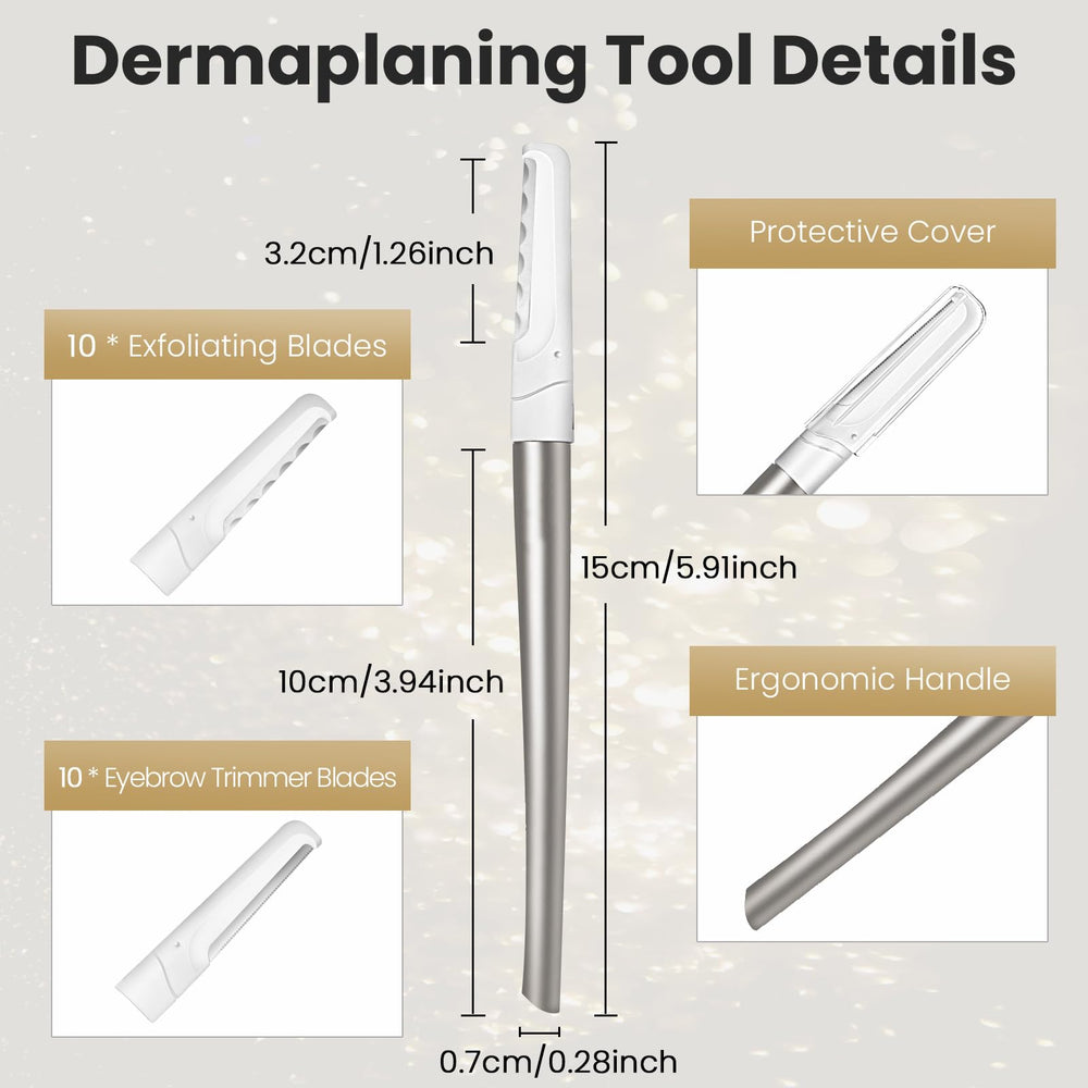 COSYLIFE packaging box showcases elegant dermaplaning set.