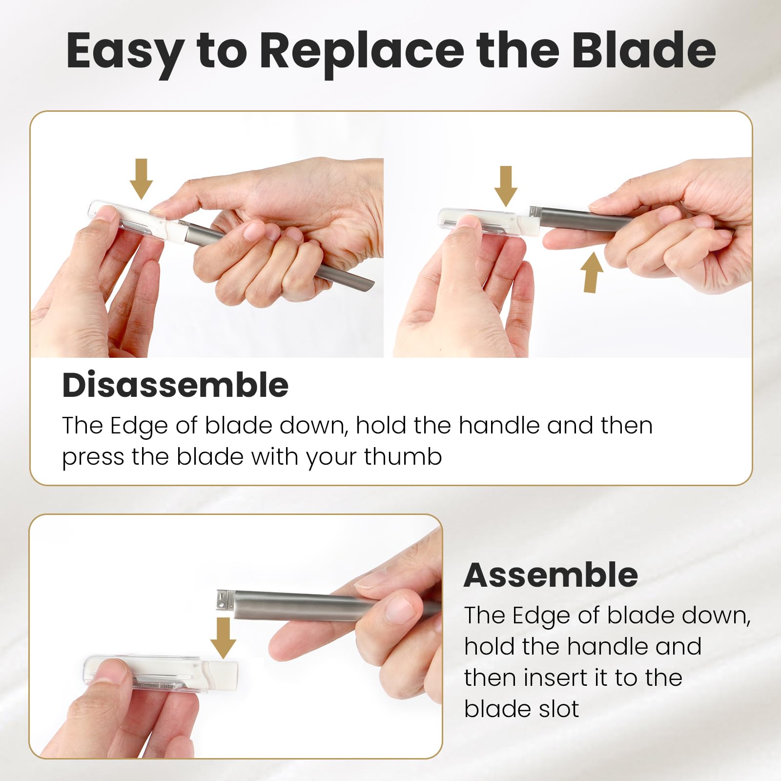 COSYLIFE safety cap protects blades for travel-ready care.