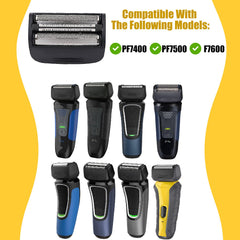 COSYONALL easy-clean installation guide visual for quick shaver head swaps.
