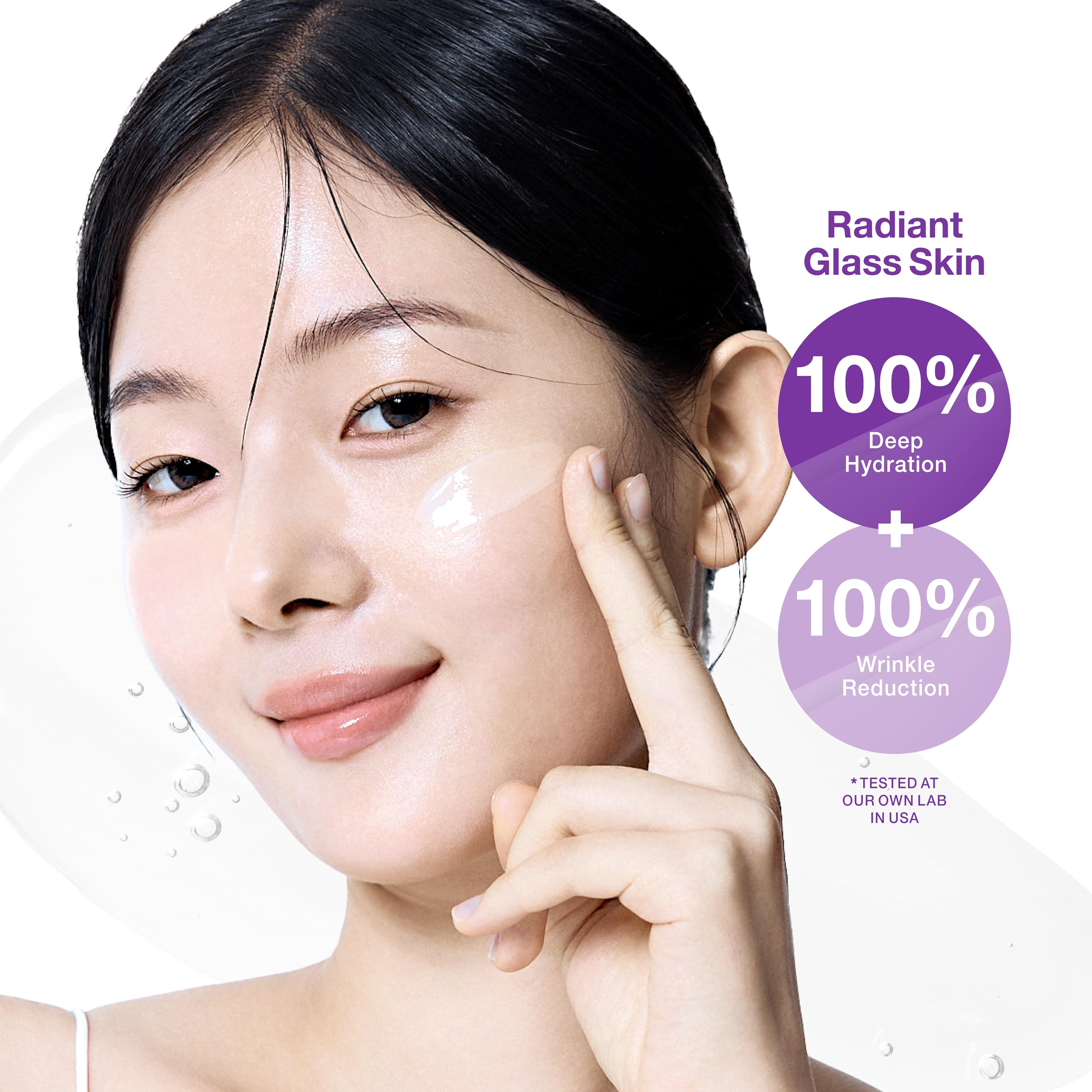 Cosyuree Collagen Spicule Serum applied during day and night routine