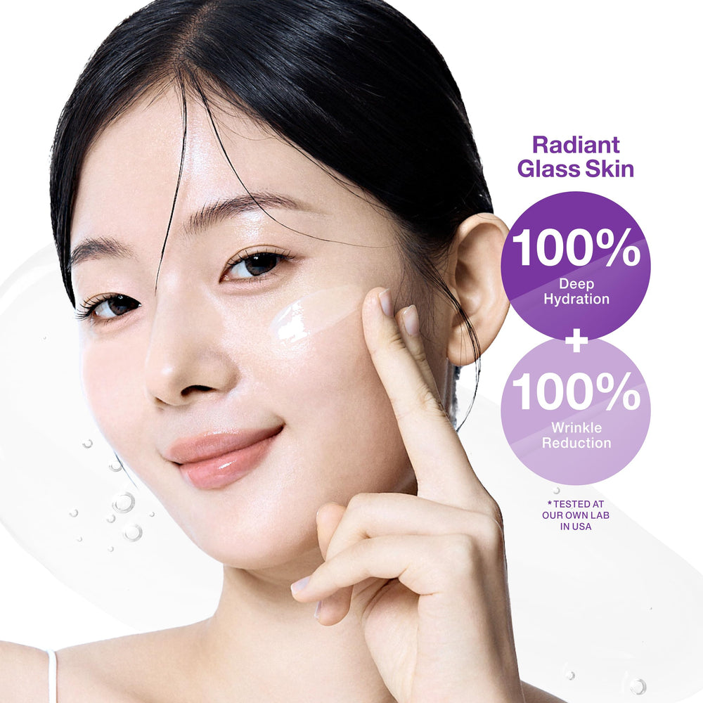 Cosyuree Collagen Spicule Serum applied during day and night routine
