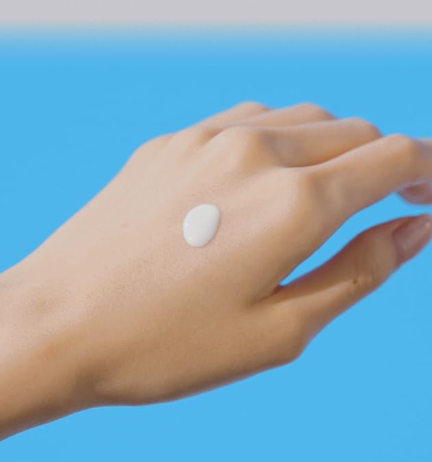 cotton-labo ANESSA sunscreen milk baby-friendly label suggests gentle protection for delicate skin.