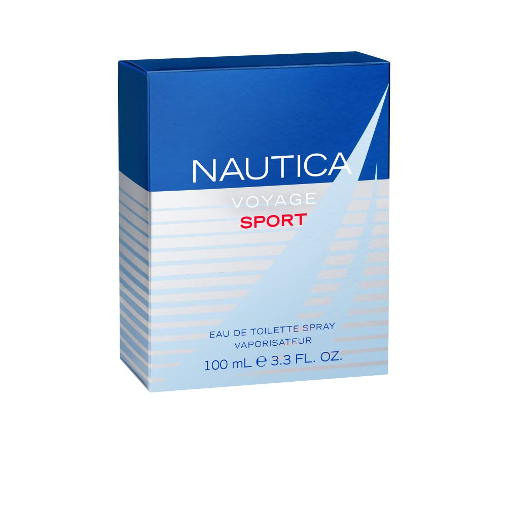 Nautica Voyage Sport bottle cap close-up—sleek design for gym-to-office routines.
