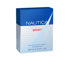 Nautica Voyage Sport bottle cap close-up—sleek design for gym-to-office routines.