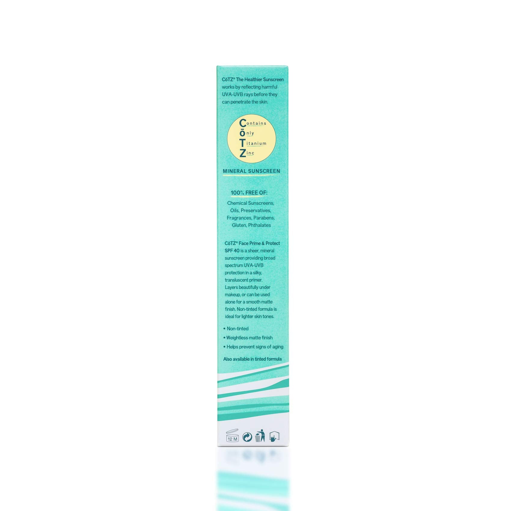 CoTZ Face Prime & Protect lightweight matte finish works as makeup base