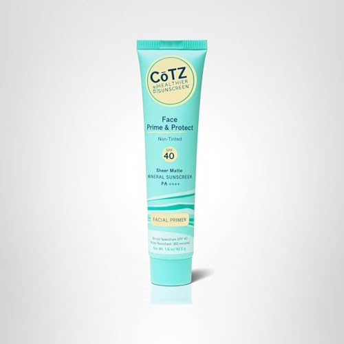 CoTZ Face Prime & Protect packaging showcases travel-friendly 1.5 oz bottle