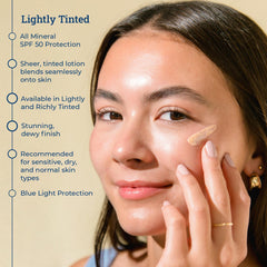 CoTZ Flawless Complexion SPF50 packaging highlights compact, travel-friendly sunscreen.