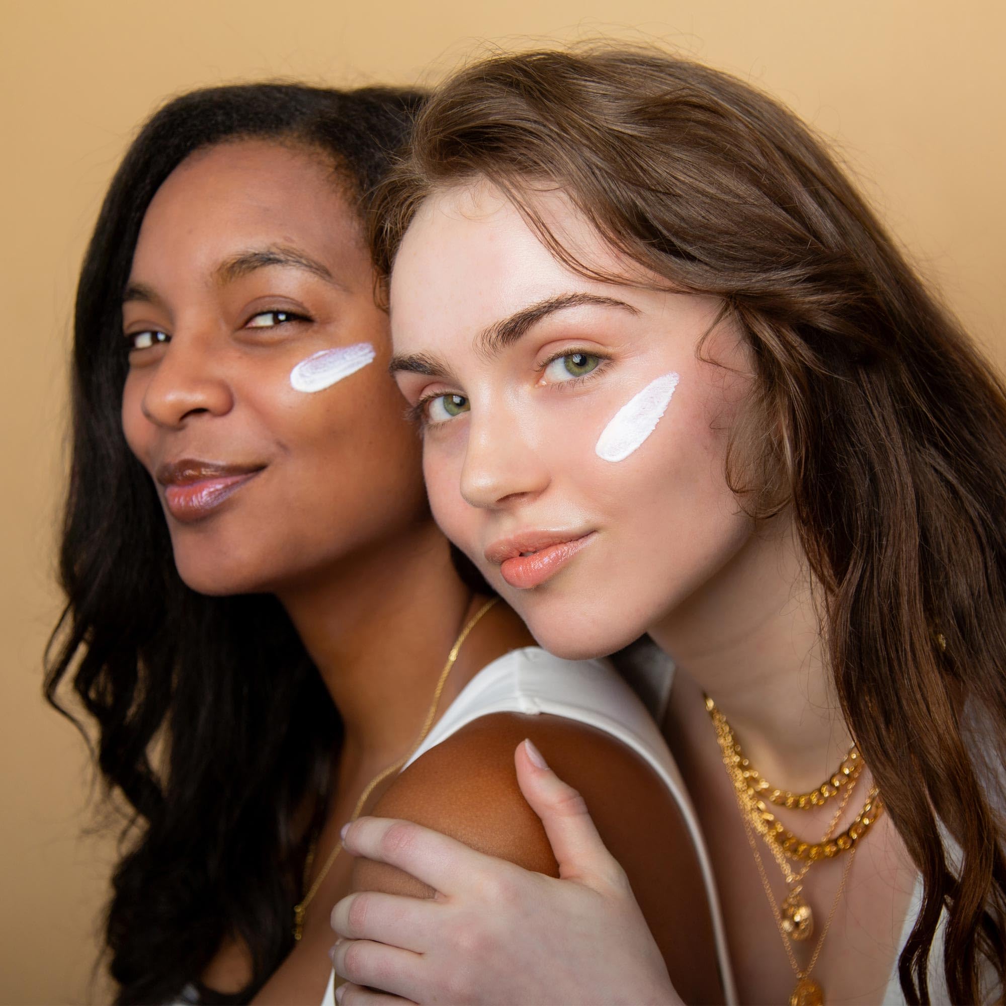 CoTZ Sensitive sunscreen sitting invisible on skin for a natural look