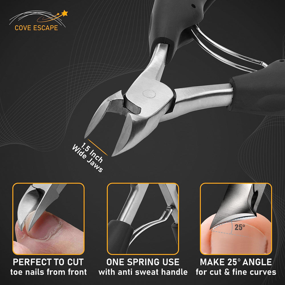COVE ESCAPE double-ended cuticle pusher for pushing back skin and prepping polish.