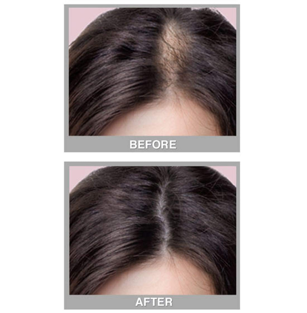 Close-up texture of Cover Your Gray Fill In Powder dark brown pack-2 for natural blend.