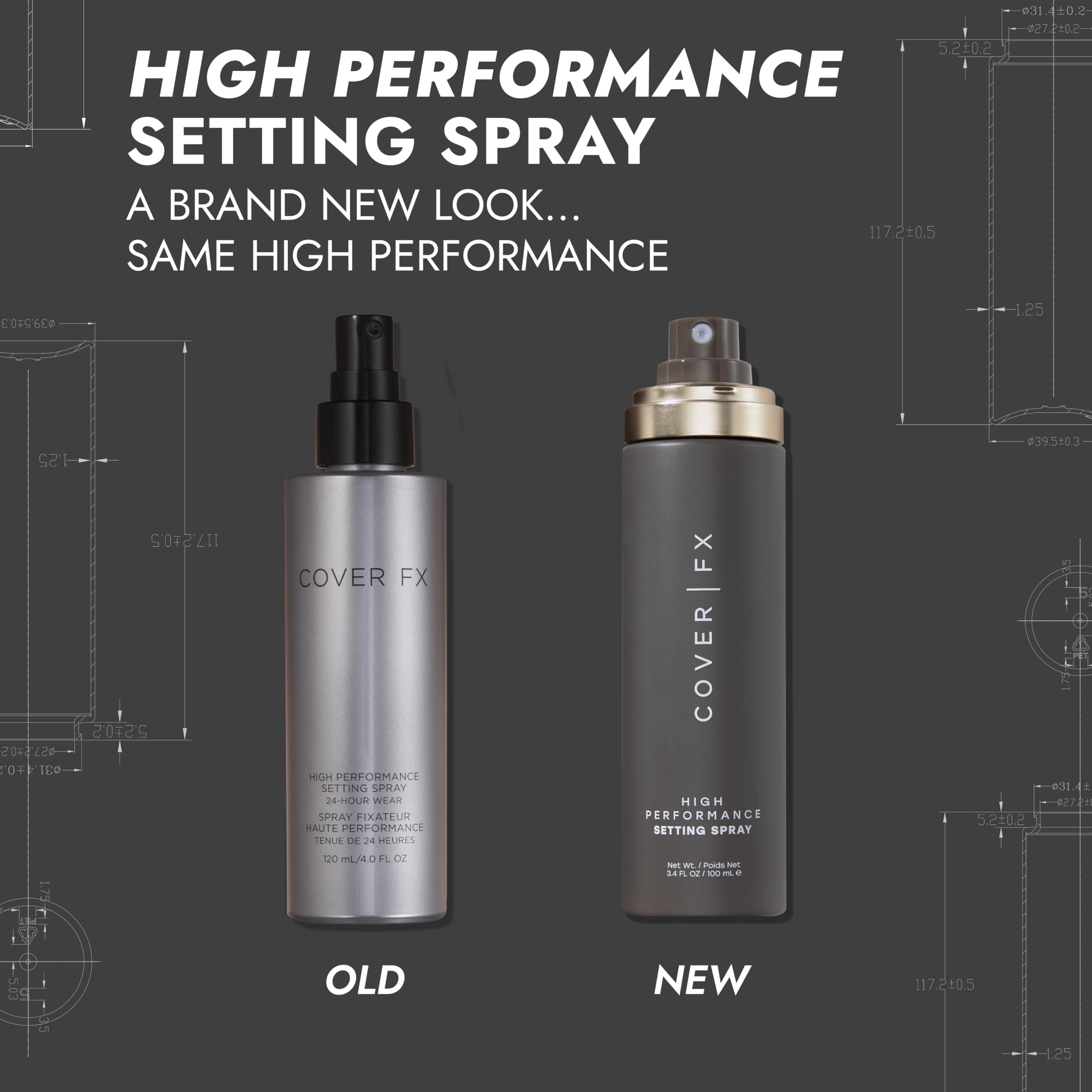 Cover FX setting spray provides a natural-looking finish all day.