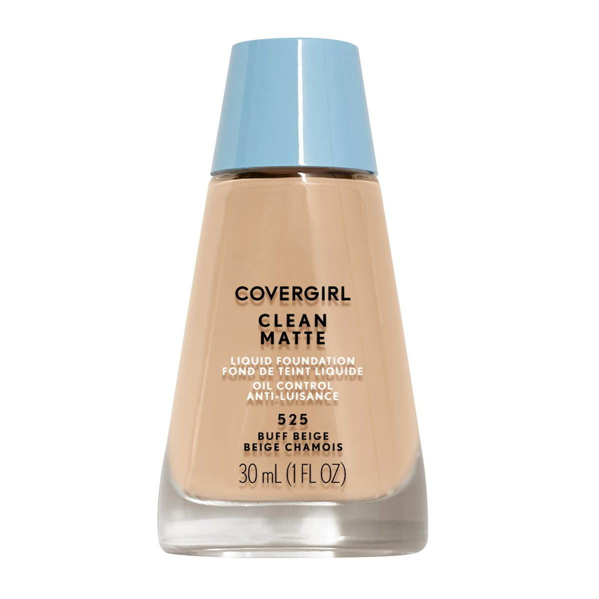 COVERGIRL Clean Matte foundation bottle with pump for oil control