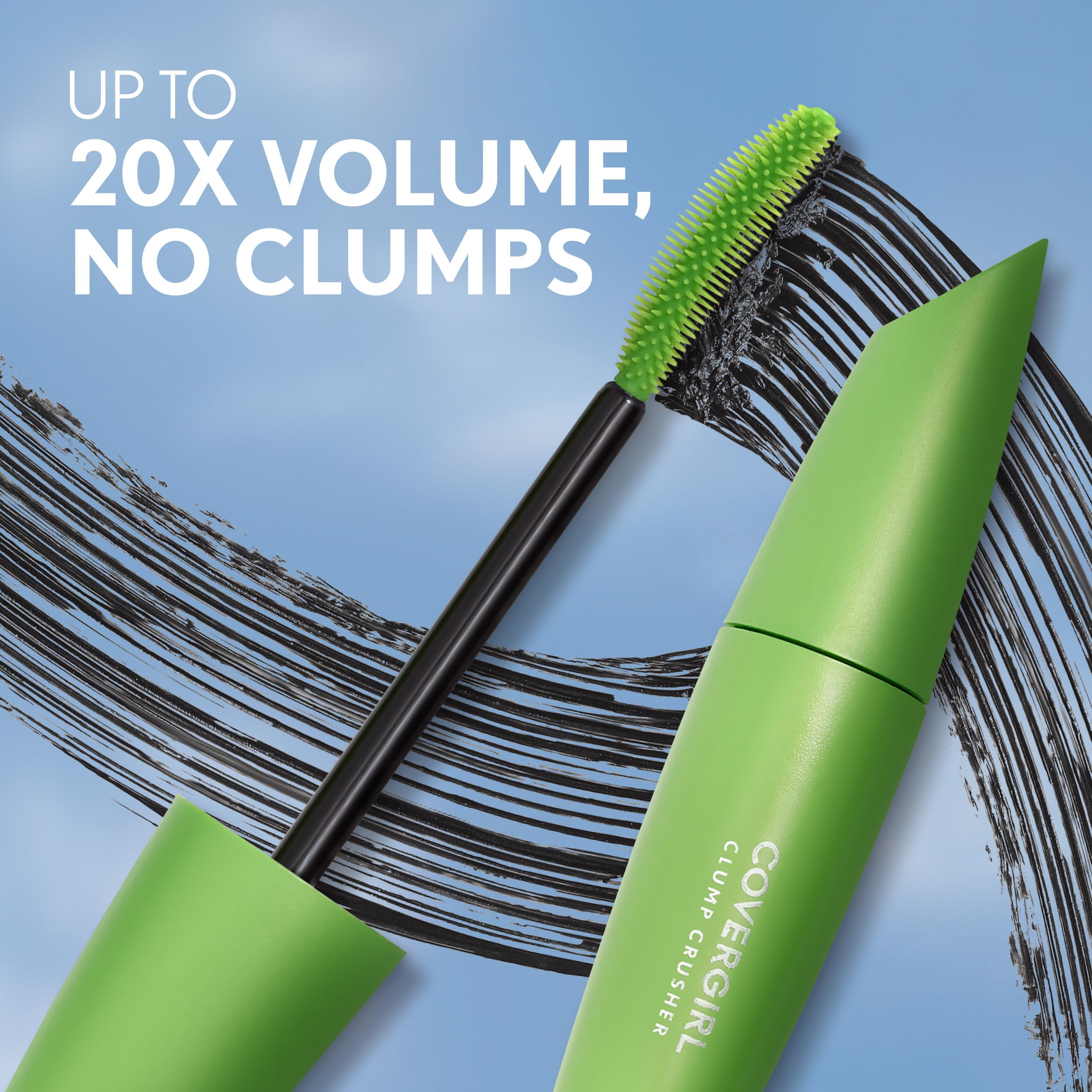 COVERGIRL Clump Crusher Mascara in 800 Very Black creates dramatic definition.