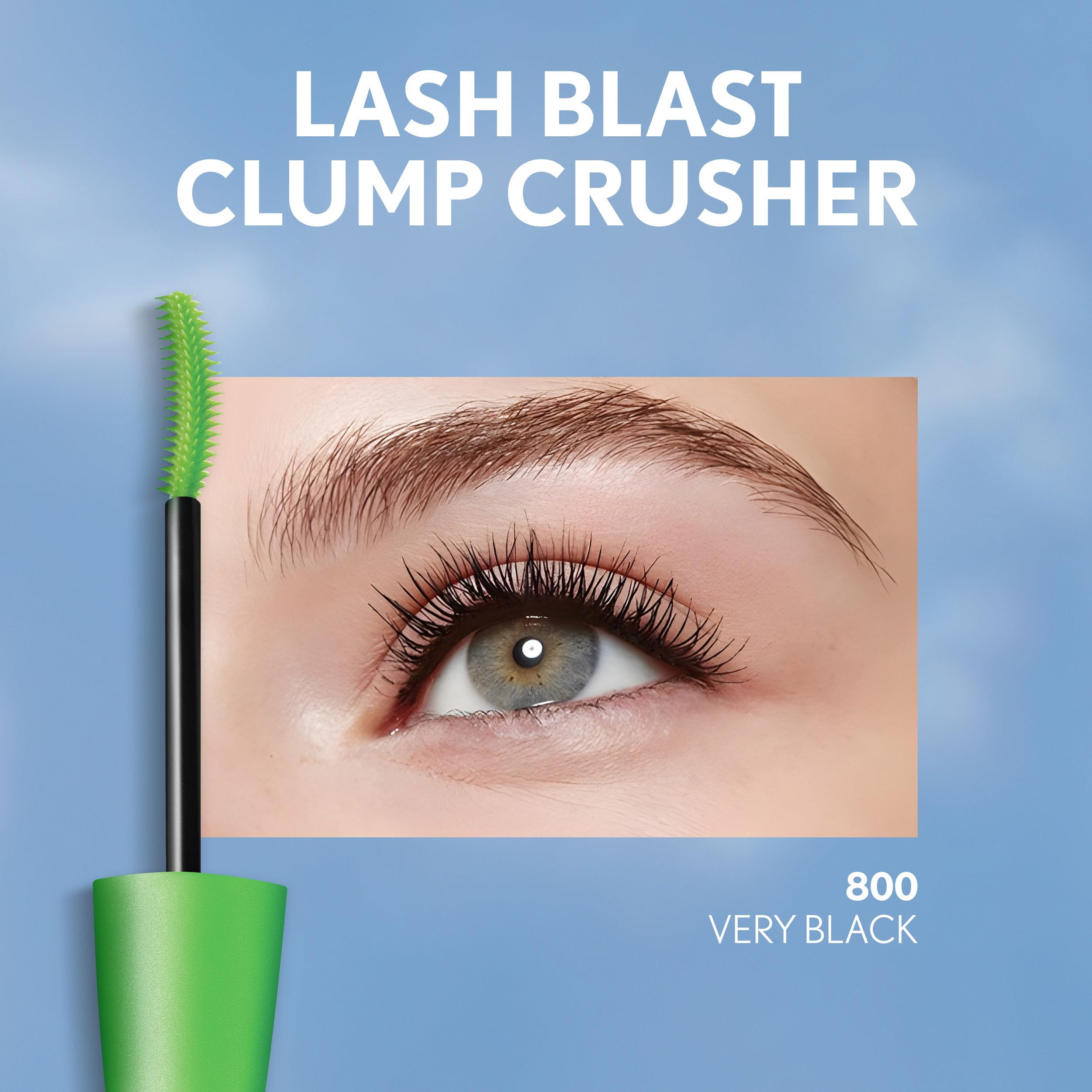 COVERGIRL Clump Crusher Mascara delivers up to 20x volume for fuller lashes.