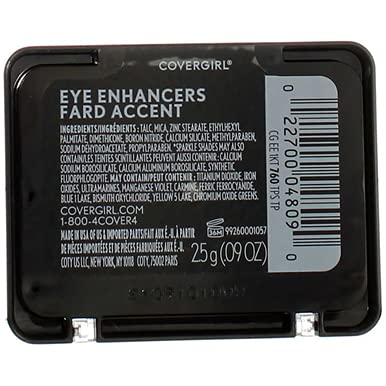 CoverGirl Eye Enhancers Tapestry Taupe 760 packaging photo hints at 2-pack value and brand reliability.