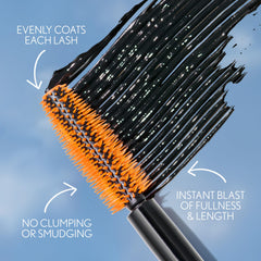 CoverGirl Lash Blast Volume Mascara full lash look on lifted eyes