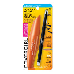 CoverGirl Lash Blast Volume Mascara wand close-up for dramatic, voluminous lashes