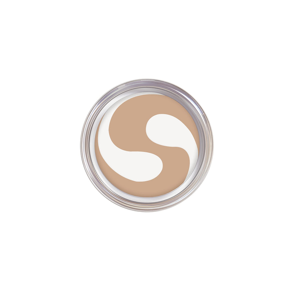 COVERGIRL OLAY Simply Ageless SPF28 swatch scene highlights shade match and sun protection.