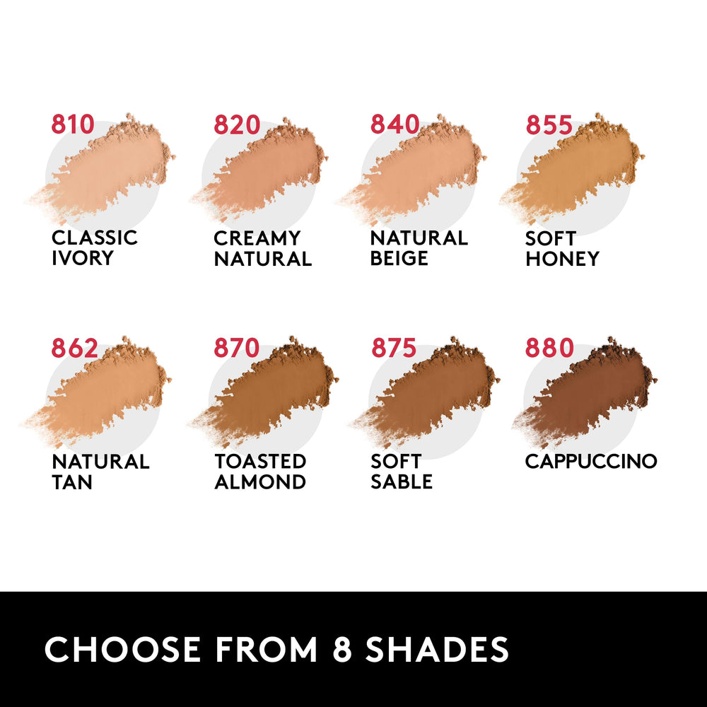 COVERGIRL Outlast Extreme Wear Powder variety of shades for diverse skin tones.