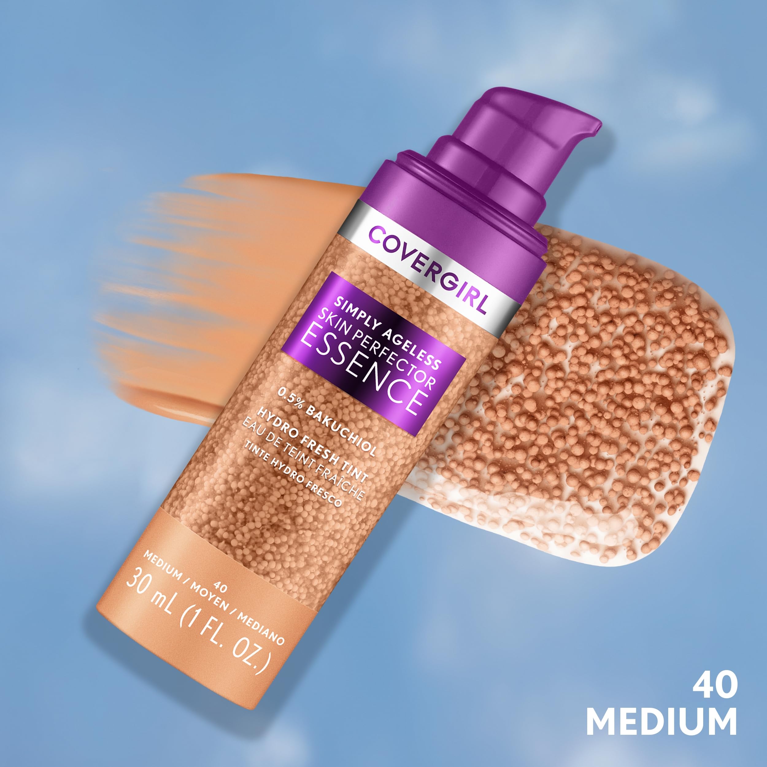 Covergirl Simply Ageless essence cap closeup for on-the-go touch-ups.
