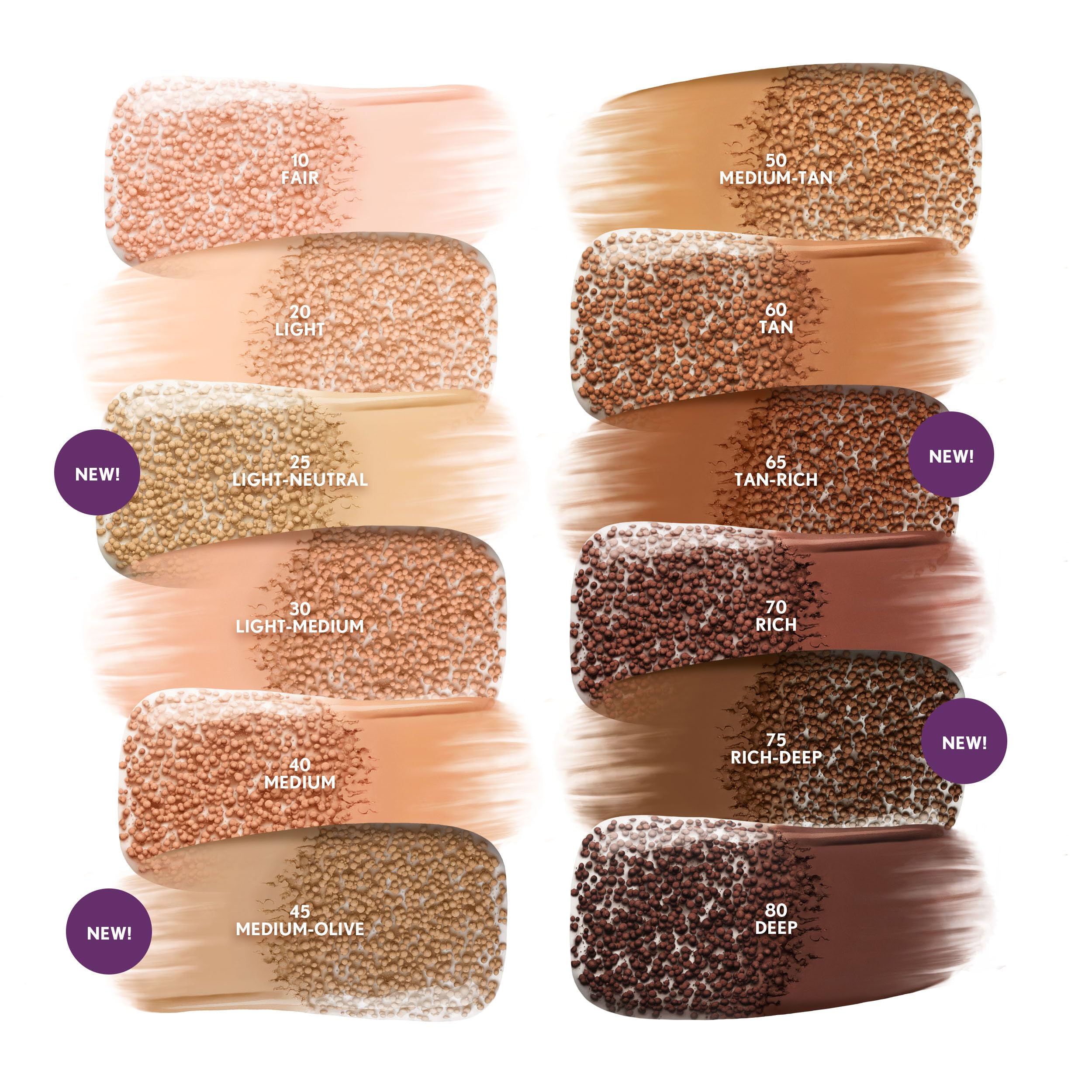 CoverGirl Simply Ageless spread-on-face demonstrates blendable tint for seamless coverage