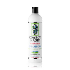 Cowboy Magic Conditioner bottle close-up demonstrates moisture restoration and softness.