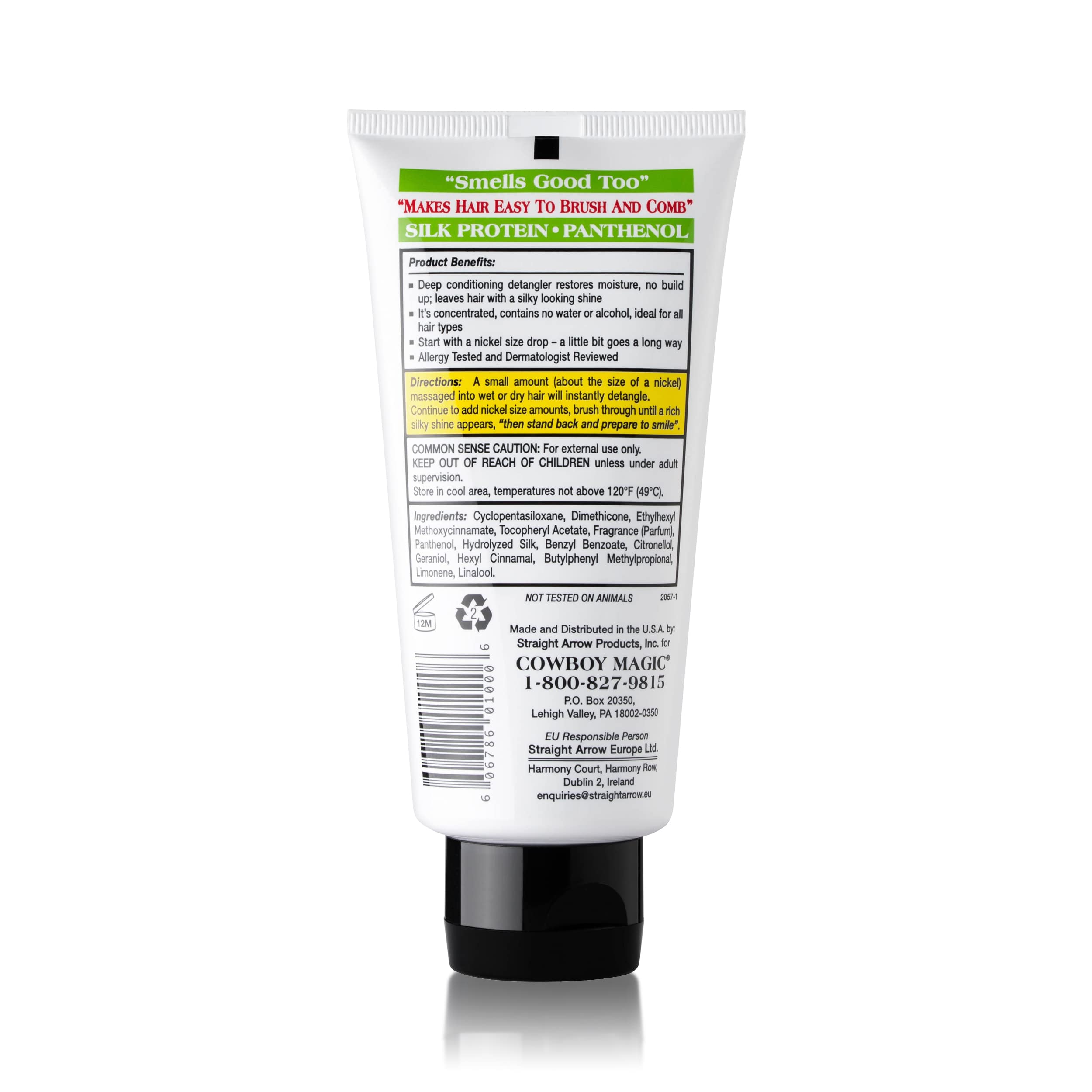 Cowboy Magic Detangler & Shine being applied to horse mane for tangle-free grooming
