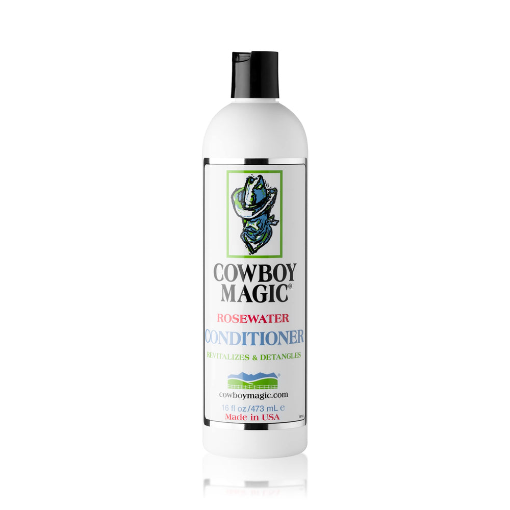 Cowboy Magic Shampoo poured over a wet coat delivering instant cleansing action.