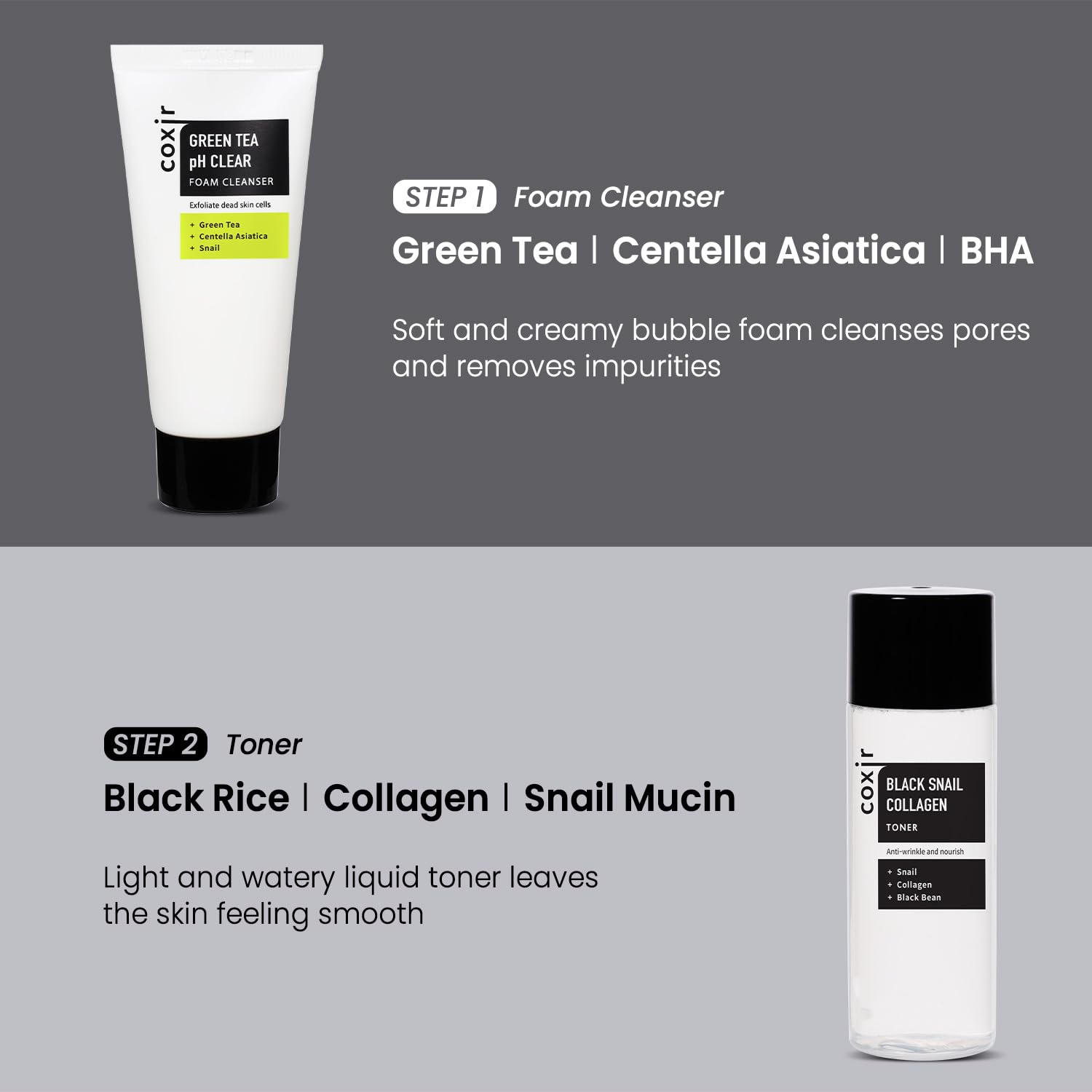 coxir Black Snail Packaging Inside—compact mini kit for home and travel use.