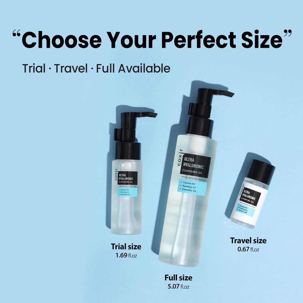 Coxir Ultra Hyaluronic Cleanser is non-comedogenic and mineral-oil-free for sensitive skin.