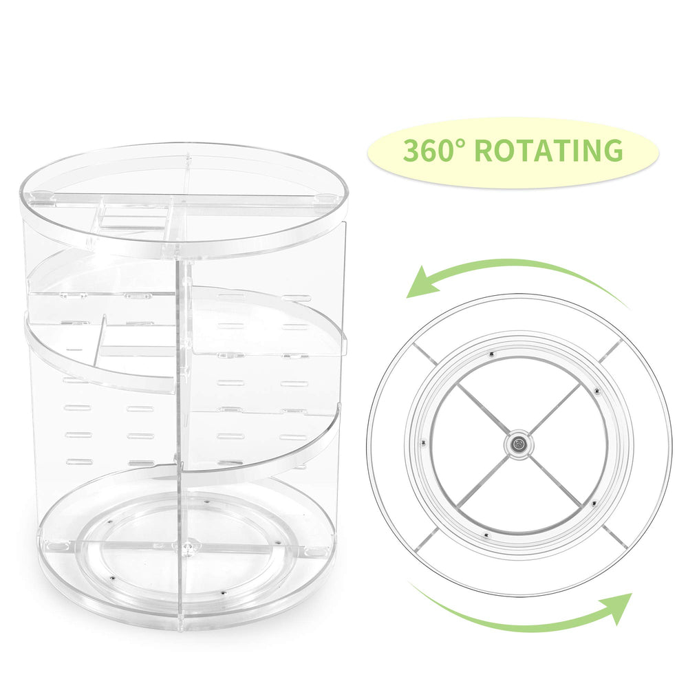 COYAHO compact vanity storage keeps countertops tidy and accessible.