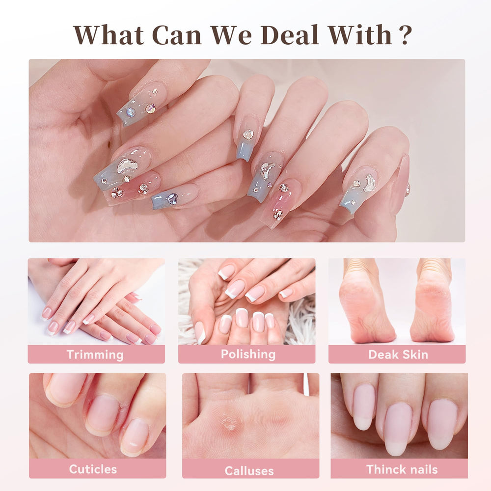 CoziBB dust cover keeps nail dust contained during filing.