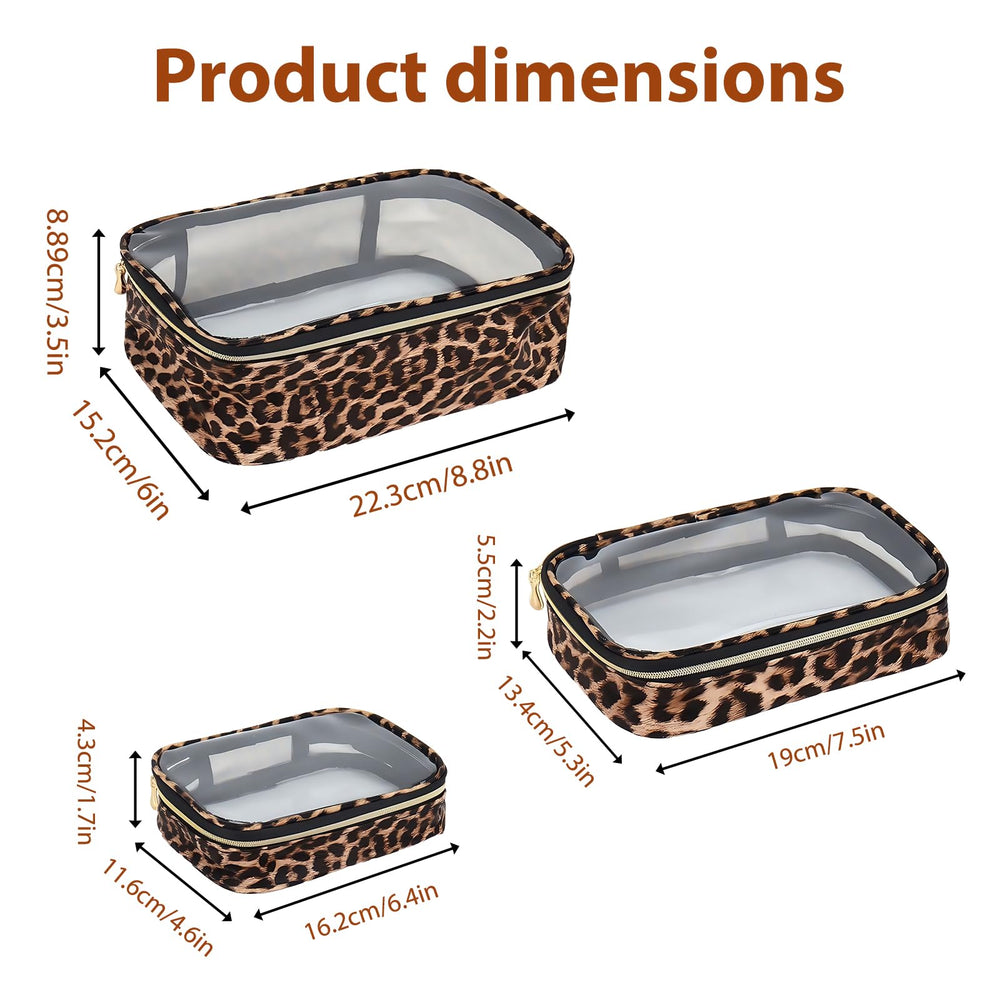 Diseño transparente con estampado leopardo de Cozomga para estilo en viaje