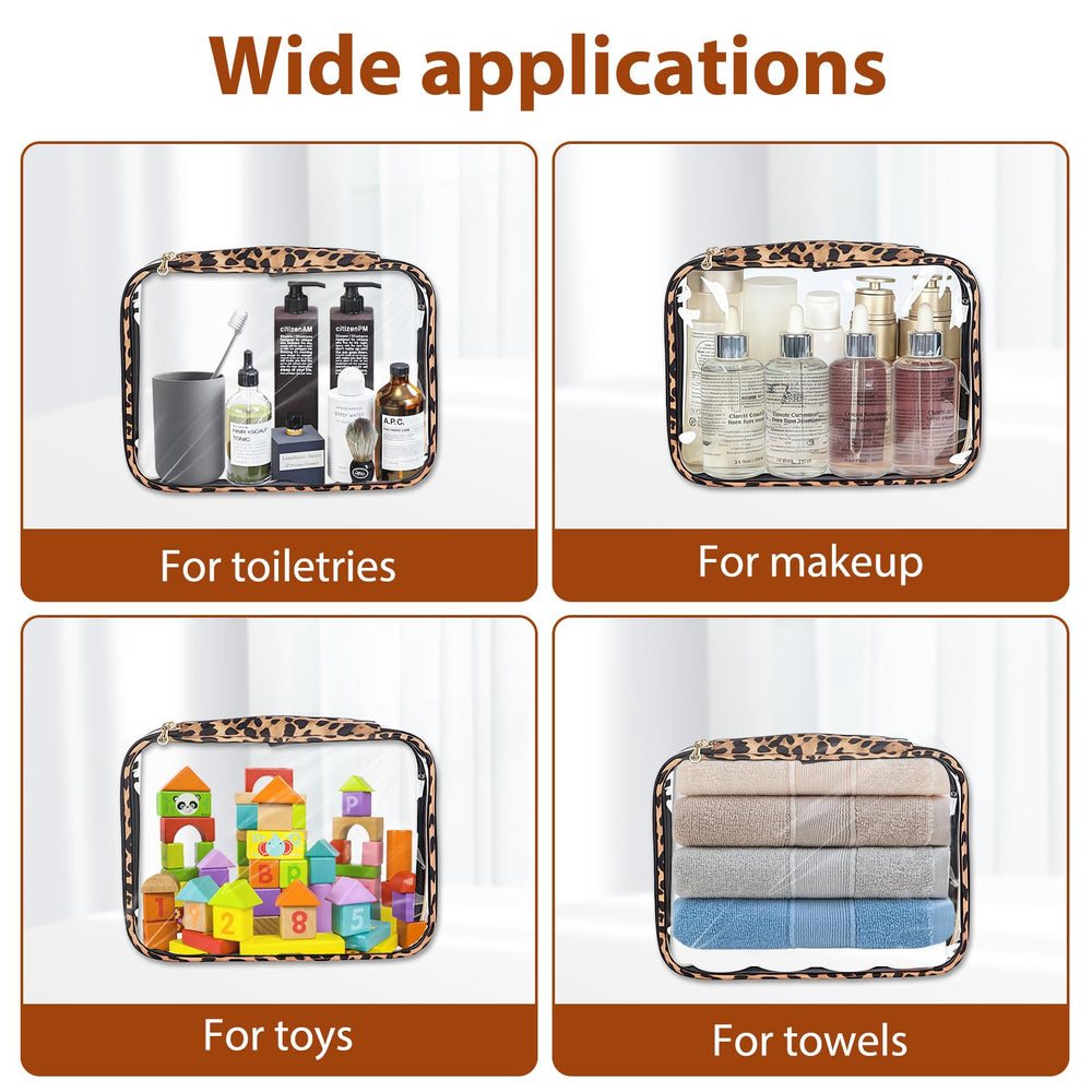 Cozomga bolsa transparente, uso versatil para viajes cortos y diario