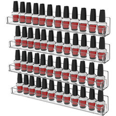 CQ Acrylic estante-pared para esmaltes 15p, organización y acceso rápido