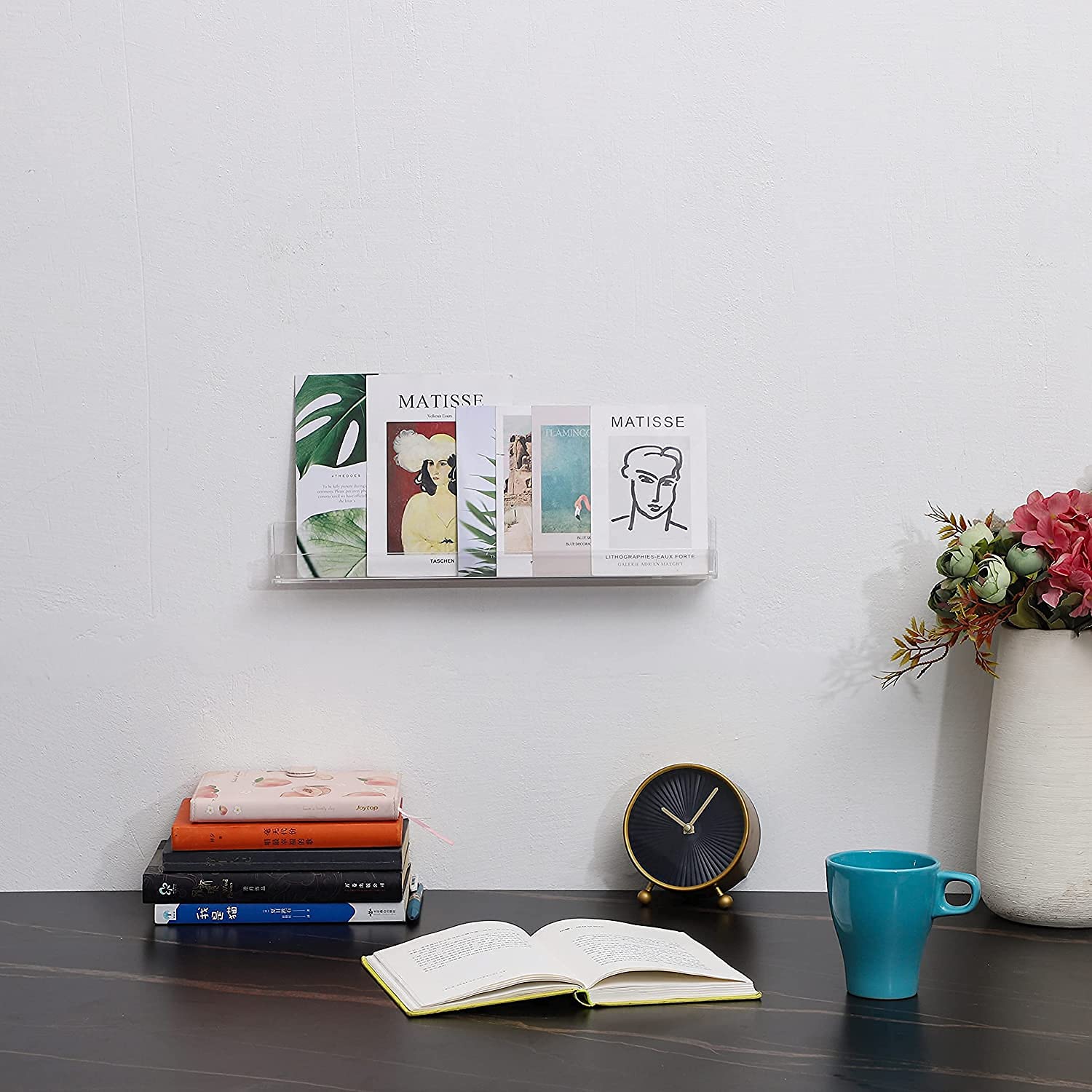 Cq acrylic nail shelves includes screws and anchors for secure wall mounting