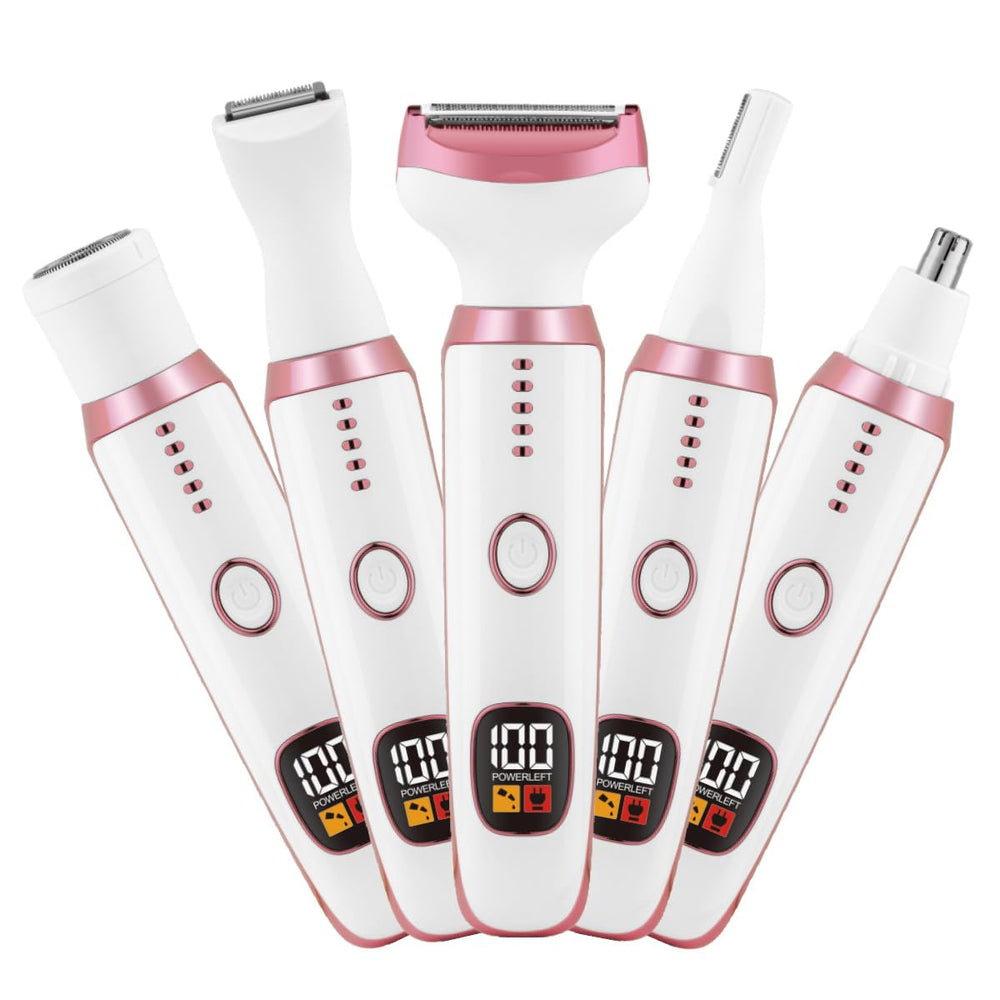 Cqxfsgr 5-in-1 electric shaver large area for smooth body grooming.