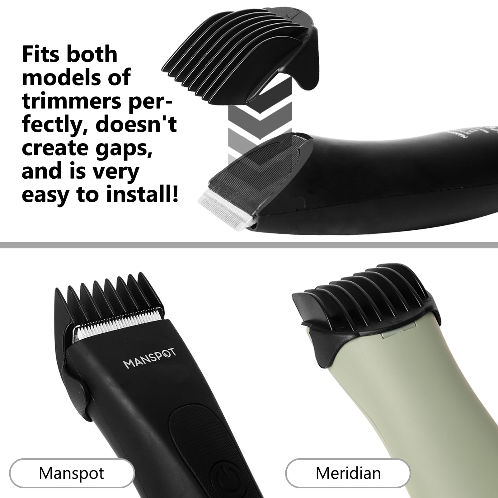 CR8GR8 black-finish guards highlight durable design.