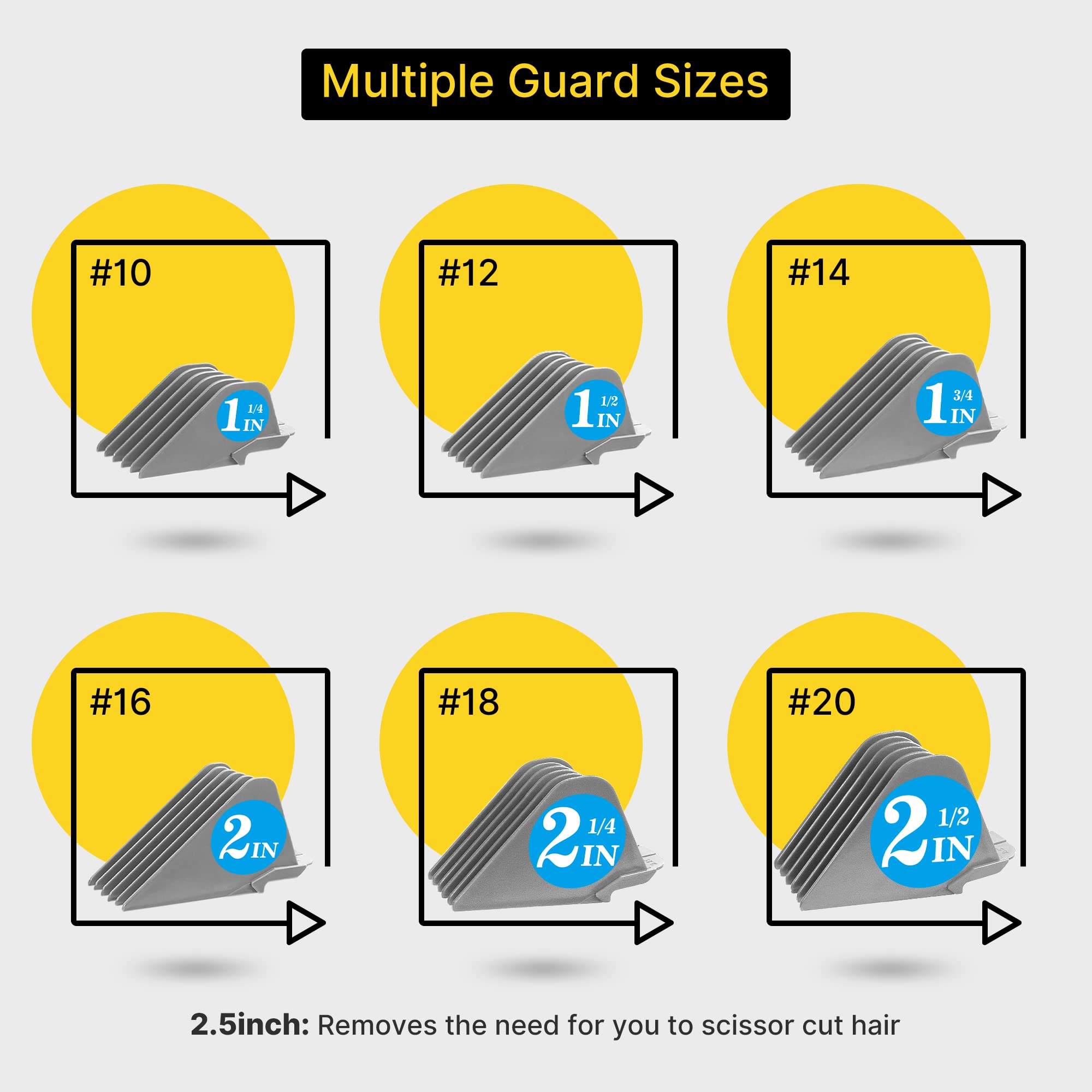CR8GR8 clipper guards 1.5-inch size for classic short trims